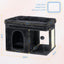 Heybly Cat Tree, 14 inch Cat Tower with Large Perch Bed and Cat Condo for Indoor Cats