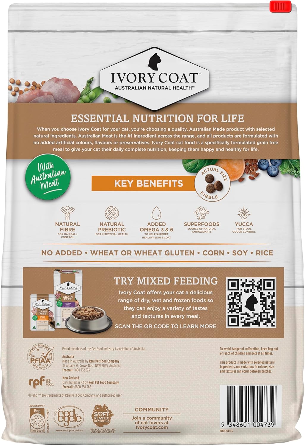 IVORY COAT ADULT CAT CHICKEN WITH COCONUT OIL 4KG