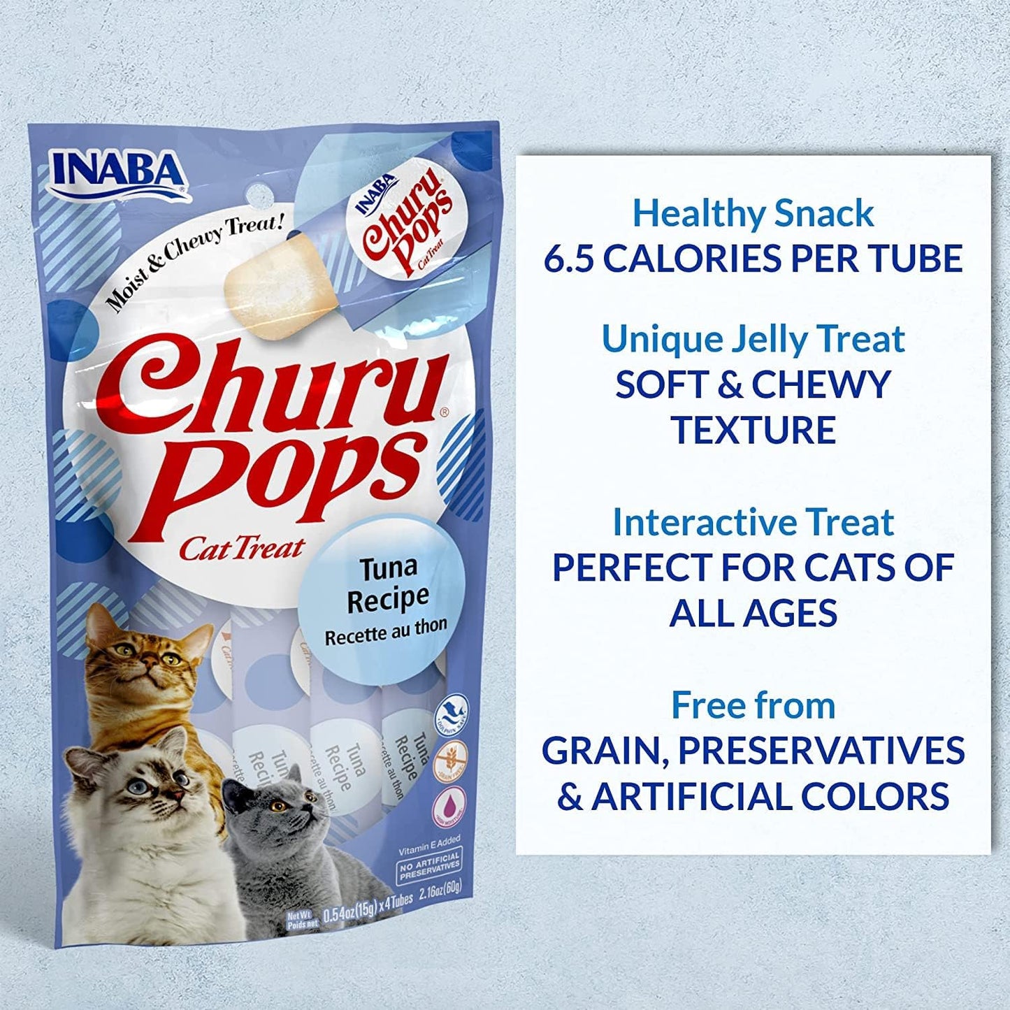 INABA Churu Pops Chicken Recipe for Cat, 6 Count 60 Grams