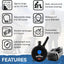 Educator ET-300 Black Mini E Collar for Dog Training with Remote - 1/2 Mile Range, Waterproof, 100 Blunt Stimulation Levels