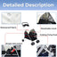 PaWz 4 Wheels Foldable Pet Stroller Dog Cat Travel Carrier Large Black