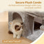 Heybly Cat Tree, 14 inch Cat Tower with Large Perch Bed and Cat Condo for Indoor