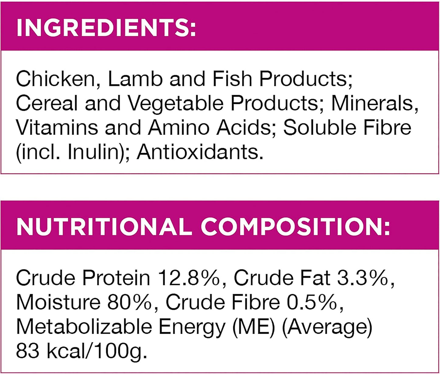 PRO PLAN Adult Wet Cat Food Sensitive Chicken 12x85g