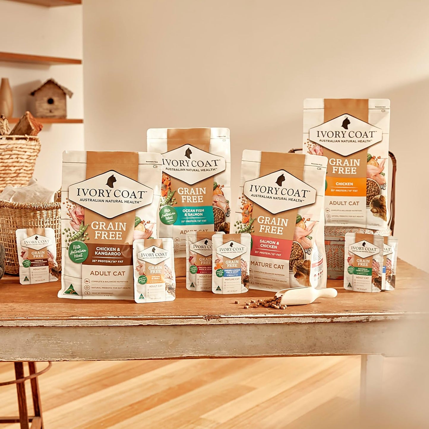 IVORY COAT ADULT CAT CHICKEN WITH COCONUT OIL 4KG