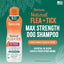TropiClean Max Strength Flea and Tick Shampoo Treatment for Dogs,Made in USA, 20oz