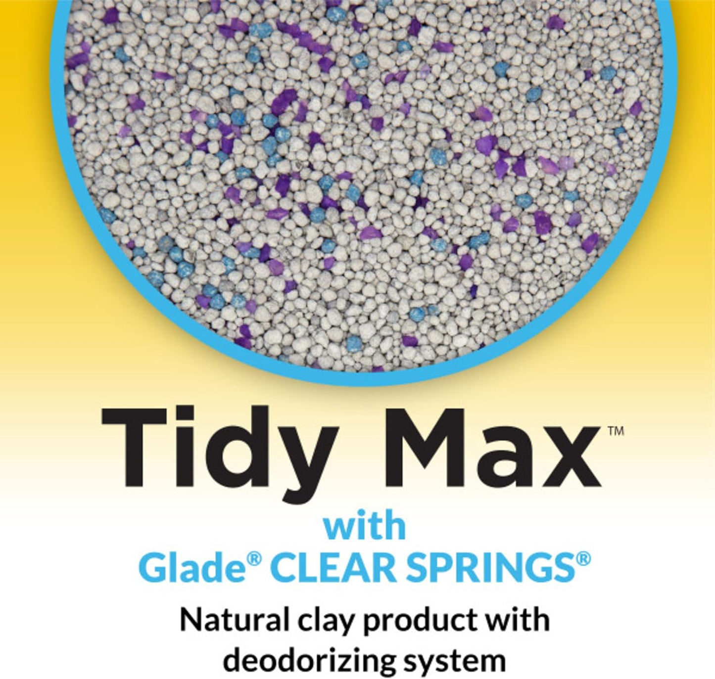 Purina Tidy Cats Clumping Cat Litter, Tidy Max 24/7 Performance Multi Cat Litter - 38 lb. Box