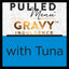 DINE Pulled Menu Adult Wet Cat Food Gravy Indulgence with Tuna 7 x 85g, 6 Pack (42 Trays)