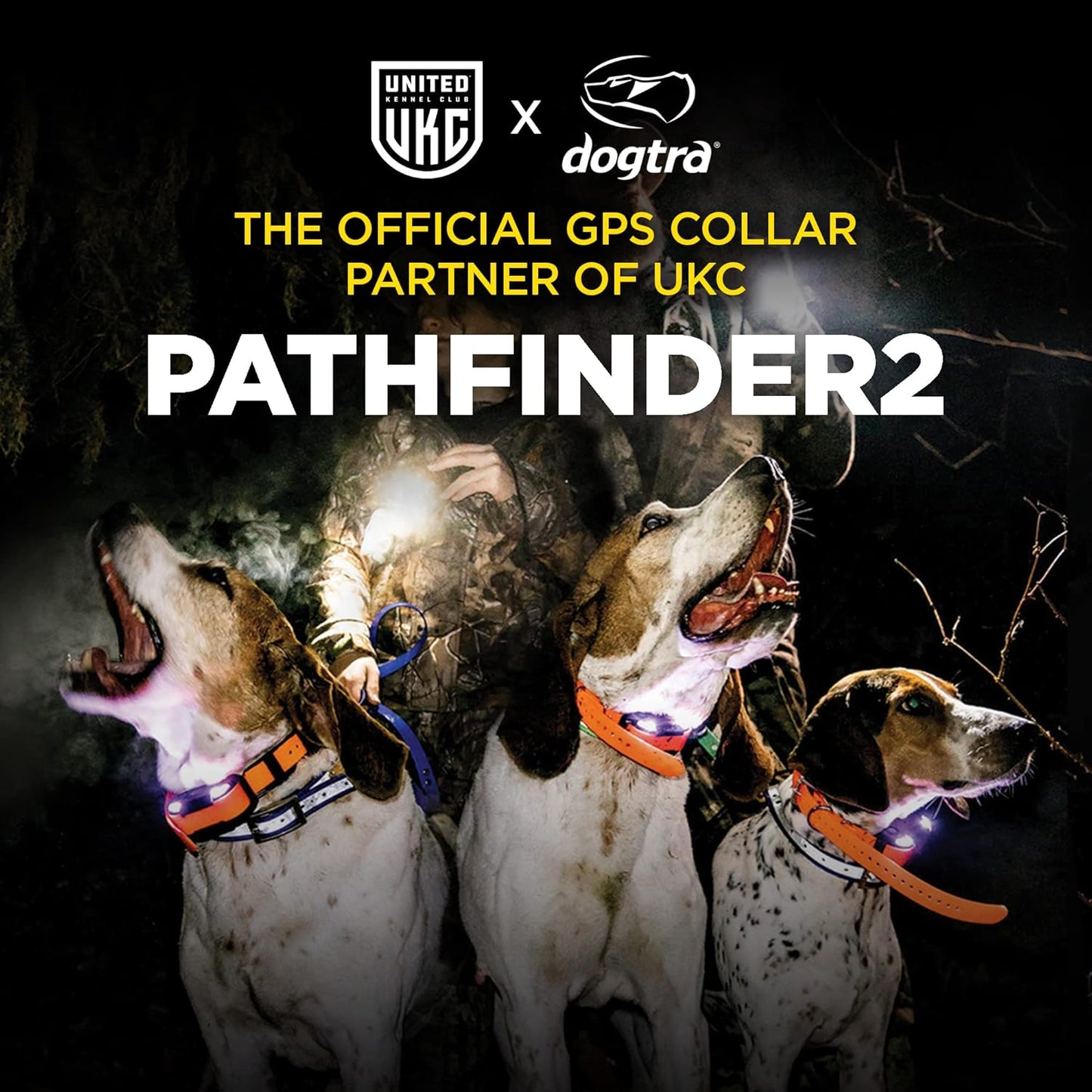 Dogtra Pathfinder 2 GPS Dog Tracker e Collar 9 Mile Long Range LED Light No Monthly fees