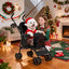 4-Wheel Pet Stroller for Small & Medium Dogs and Cats – Foldable Travel Pet Jogger with Breathable Mesh, Storage Basket & Cup Holder, Supports Pets up to 22 lbs