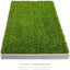 SunTurf Dog Grass Pad with Tray, Dog Litter Box