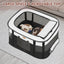 Dog Playpen - Foldable Cat Play Pens for Pubby,Kitten, Rabbit,Portable Pet Tent(Black-Small)