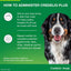 Credelio PLUS Dog Flea and Tick Treatment, Six Pack, Ticks, Fleas, Mites, Heartworm & Worms Parasite Protection, in the Smallest Monthly Chewable Tablet for Dogs > 11 - 22 kg, 6 Pack