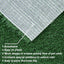 GLOBREEN Puppy Artificial Grass Pee Pad for Dogs Potty Trianing, 2 Pack Replacement Pet Fake Grass Mat, Reusable & High Drainage - 18 x 14 Inches