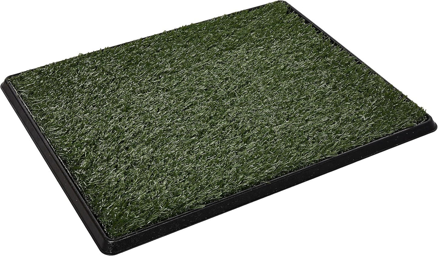 PETMAKER Artificial Grass Bathroom Mat for Puppies and Small Pets- Portable Potty Trainer for Indoor and Outdoor Use by - Puppy Essentials, 20" x 25\