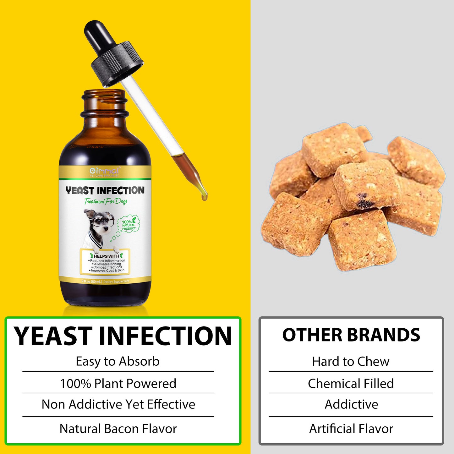 Dog Yeast Infection Treatment Drops – Anti-Itch, Skin & Immune Support