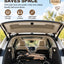 Large Dog Stroller Foldable Pet Pram with Mesh Windows Coffee Brown