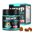Hemp Calming Chews for Dogs – Natural Stress & Anxiety Relief, Promotes Relaxation, Supports Calm Behavior, Hemp Oil, Chamomile, Valerian Root & L-Theanine, Bacon Flavor, 30 Soft Chews