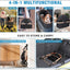 Pet Stroller for Small/Medium Dogs & Cats, No-Zip Foldable Dog Stroller with Detachable Carrier, Cup Holder and Storage Basket, One-Click Fold, One-Foot Brake, 37 lbs Capacity, Black