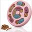 DR CATCH Dog Puzzles,Dogs Food Puzzle Feeder Toys for IQ Training & Mental Enrichment,Dog Treat Puzzle(Pink)