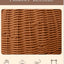 Wicker Cat Bed Indoor & Outdoor, Handwoven PP Rattan Cat Swing Bed with Removable Washable Cushion, Breathable Waterproof Cat House for Cats & Small Dogs (Large–16.9" L × 25.98" H)