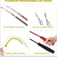 Interactive Cat Toy 2PCS Retractable Wand Toy and 9PCS Cat Feather Toys Refills, Funny Kitten Toys Cat Fishing Pole Toy for Bored Indoor Cats Chase and Exercise