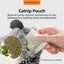 Interactive Flapping Bird Cat Toy with Catnip, Touch Activated Rechargeable, Musical Sound