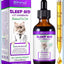 Melatonin for Cats & Kittens – Calming Drops with Bacon Flavor – Anxiety & Stress Relief, Sleep Aid 60ml