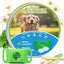 Natural Flea and Tick Prevention Dog Tag – Waterproof Collar Pendant with 4 Extra Refills, Green, Safe for All Breeds