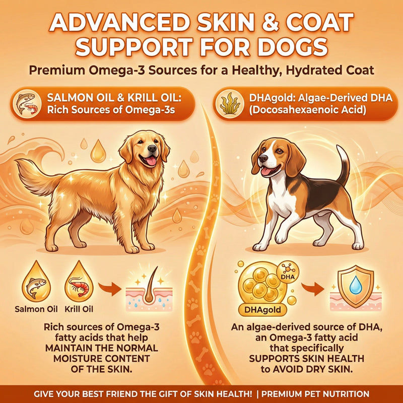 Hip & Joint Support + Skin & Coat Chicken Flavor (120 Soft Chews)