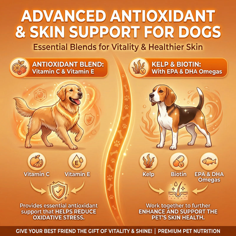 Hip & Joint Support + Skin & Coat Chicken Flavor (120 Soft Chews)