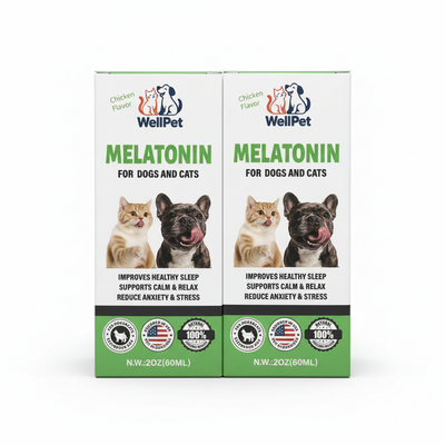 Melatonin for Dogs & Cats – Calm, Relaxation & Better Sleep (2-Pack)