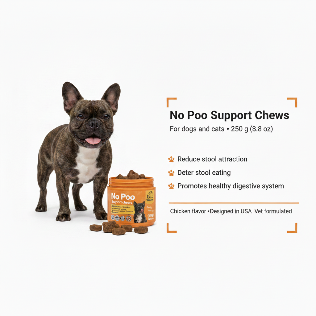 No Poo Support Chews — Proven digestive support for cats and dogs