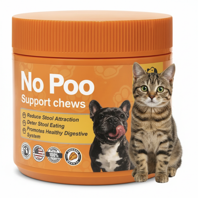 No Poo Support Chews — Proven digestive support for cats and dogs