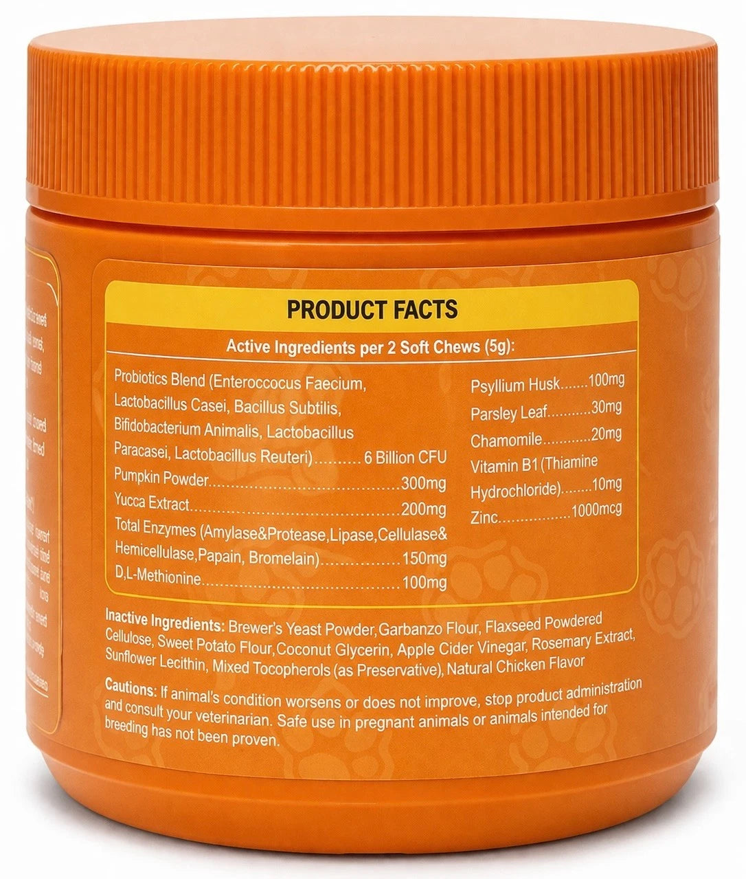 No Poo Support Chews — Proven digestive support for cats and dogs,100 Chews